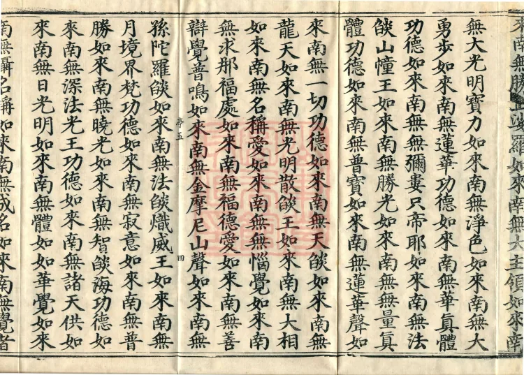 The Scripture of the Names of All Buddhas, World-Honored Ones, Tathagatas, Bodhisattvas, Venerable Ones, and Divine Monks, forty volumes Page 7