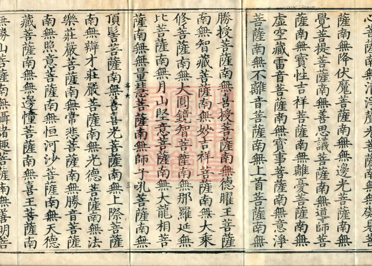 The Scripture of the Names of All Buddhas, World-Honored Ones, Tathagatas, Bodhisattvas, Venerable Ones, and Divine Monks, forty volumes Page 5