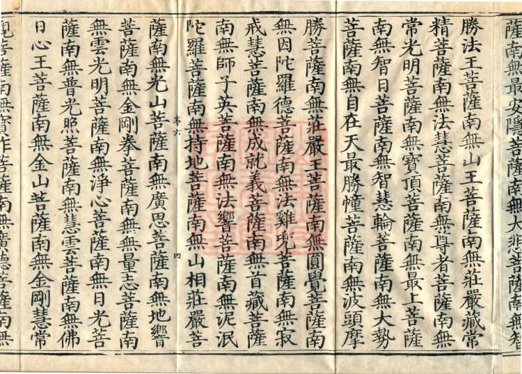 The Scripture of the Names of All Buddhas, World-Honored Ones, Tathagatas, Bodhisattvas, Venerable Ones, and Divine Monks, forty volumes Page 7