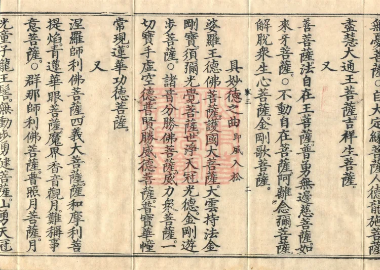 Names and Verses of the Buddhas, World-Honored Ones, Tathāgatas, Bodhisattvas and Venerables, fifty volumes Page 4