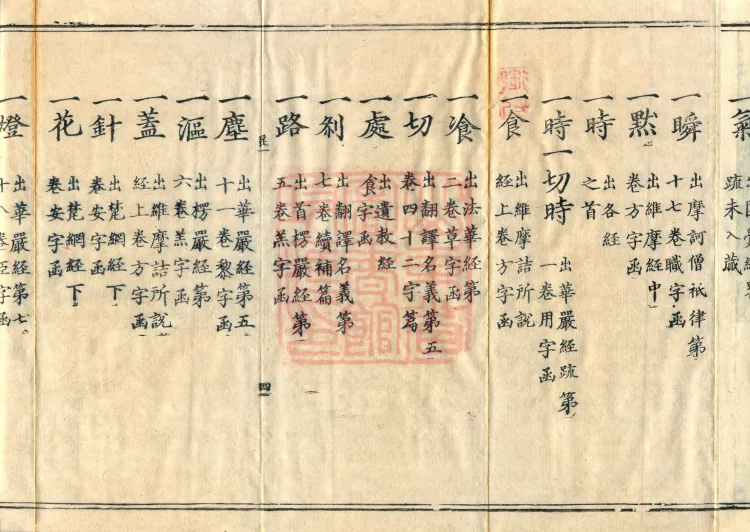 The Great Ming Tripitaka Numerical Catalogue, thirty-eight juan (General Catalog, upper) Page 9