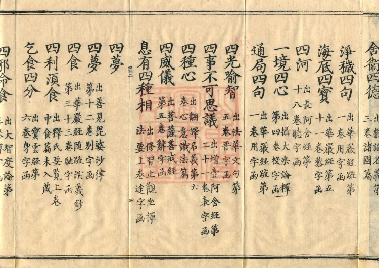 The Great Ming Tripitaka Numerical Catalogue, thirty-eight juan (General Catalog, lower) Page 7