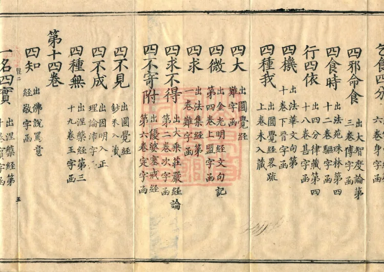 The Great Ming Tripitaka Numerical Catalogue, thirty-eight juan (General Catalog, lower) Page 8