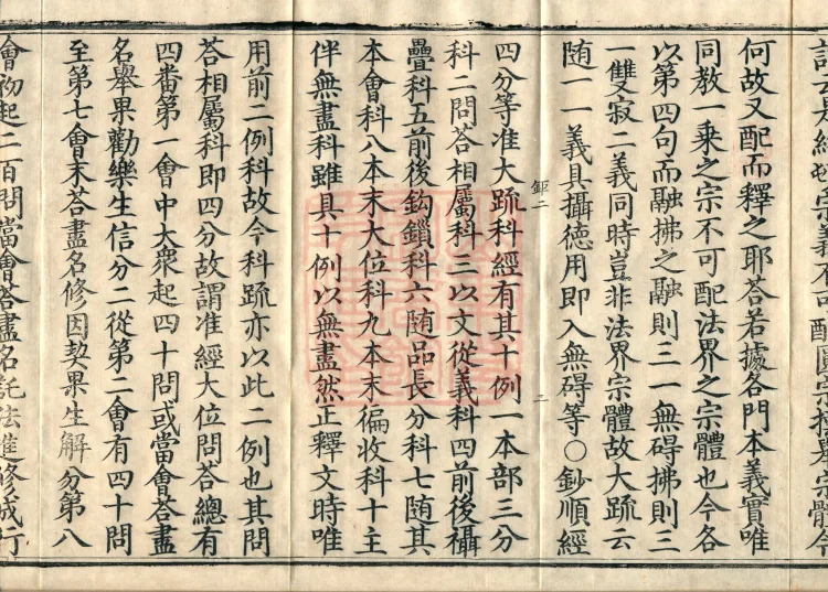 Huayan Xuantan Hui Xuan Ji, forty fascicles Page 4