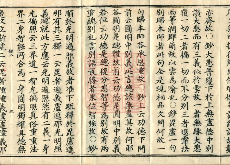 Huayan Xuantan Hui Xuan Ji, forty fascicles Page 8