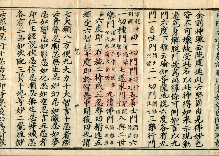 Huayan Xuantan Hui Xuan Ji, forty fascicles Page 7