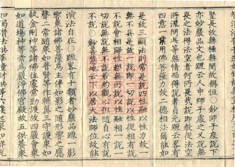 Huayan Xuantan Hui Xuan Ji, forty fascicles Page 6