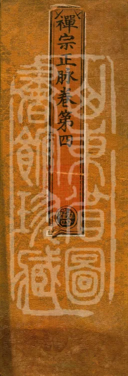 Orthodox Lineage of the Chan School (Twenty Volumes) Page 1